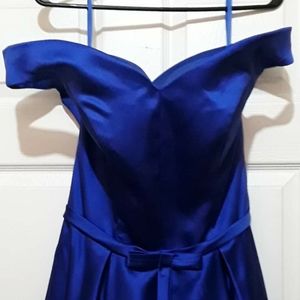Royal Blue Ball Gown : Never worn out.